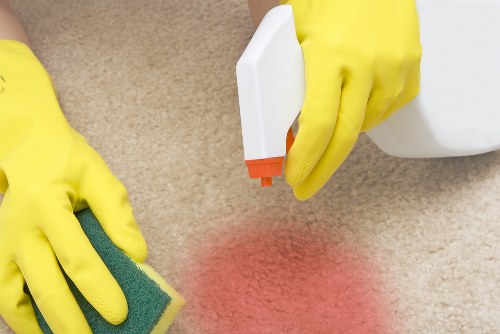 Professional carpet cleaning in a Chelsea home interior