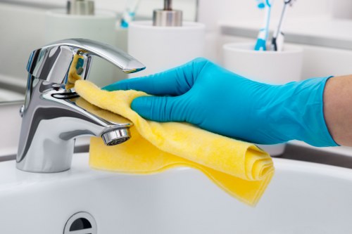 Chelsea Cleaners team maintaining a safe and healthy workplace